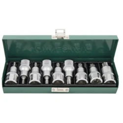 JOGO DE 9 CHAVES BITS TORX DE 1/2” JONNESWAY