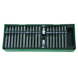 JOGO 40 BITS DE 3/8” PARA QUADRA DE 1/2” E 3/8”  JONNESWAY