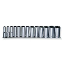 JOGO DE 13 CHAVES DE CAIXA LONGAS 1/2” - 6 FACES JONNESWAY