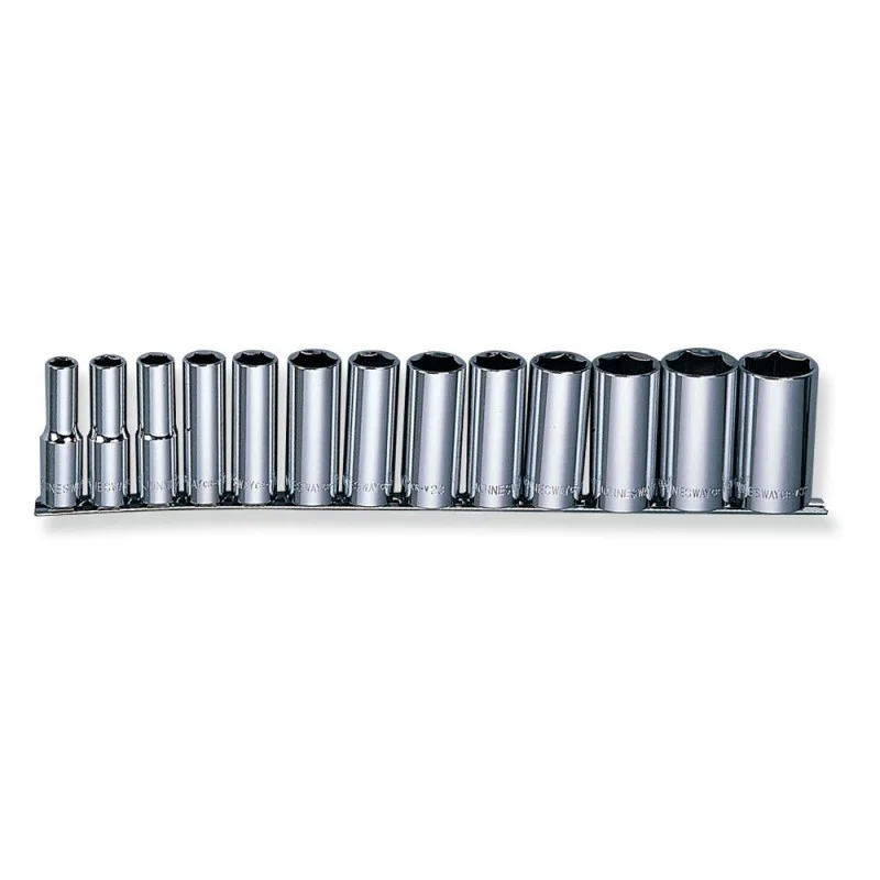 JOGO DE 13 CHAVES DE CAIXA LONGAS 1/2” - 6 FACES JONNESWAY