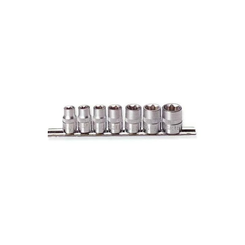 SET 7 CHAVES DE CAIXA PARA PARAFUSOS TORX 3/8” JONNESWAY