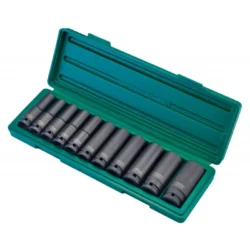 JOGO DE 11 CHAVES DE IMPACTO LONGAS DE 1/2” JONNESWAY