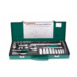 JOGO DE CHAVES DE CAIXA DE 1/4” E 3/8” COM 56 PEÇAS JONNESWAY