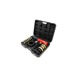 Kit Extrator Hidráulico de Casquilhos Silenciosos KROFTOOLS 19 PCS Com Ranhura