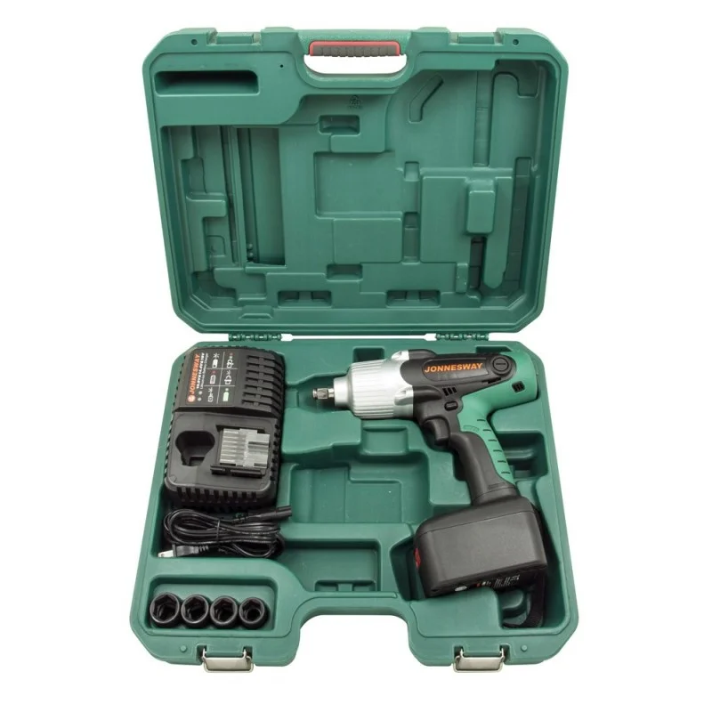Jogo Máquina Elétrica de Impacto 1/2" JONNESWAY JEI-0004 18V 550Nm