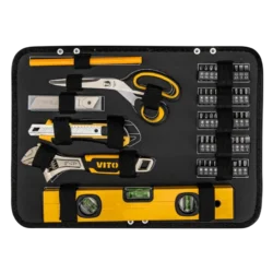 Mala Trolley com 137 Ferramentas VITO MTF137 137 Peças Portátil