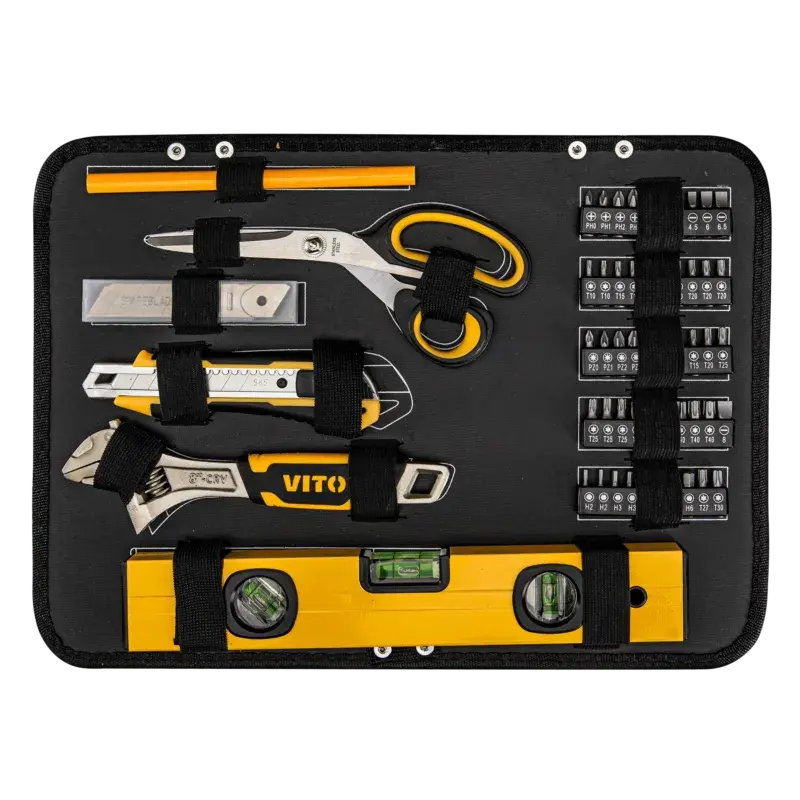 Mala Trolley com 137 Ferramentas VITO MTF137 137 Peças Portátil