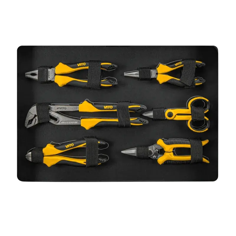 Mala Trolley com 137 Ferramentas VITO MTF137 137 Peças Portátil