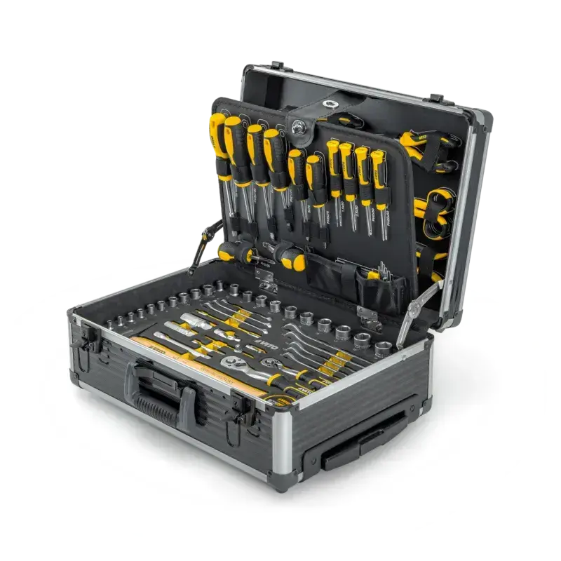 Mala Trolley com 137 Ferramentas VITO MTF137 137 Peças Portátil