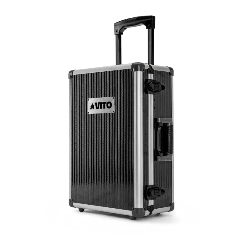 Mala Trolley com 137 Ferramentas VITO MTF137 137 Peças Portátil