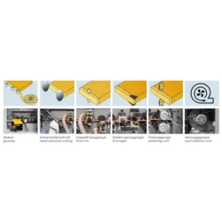 Máquina de Arestas HOLZMANN KAM4EPS 400V 10 m/min 0.4-3mm