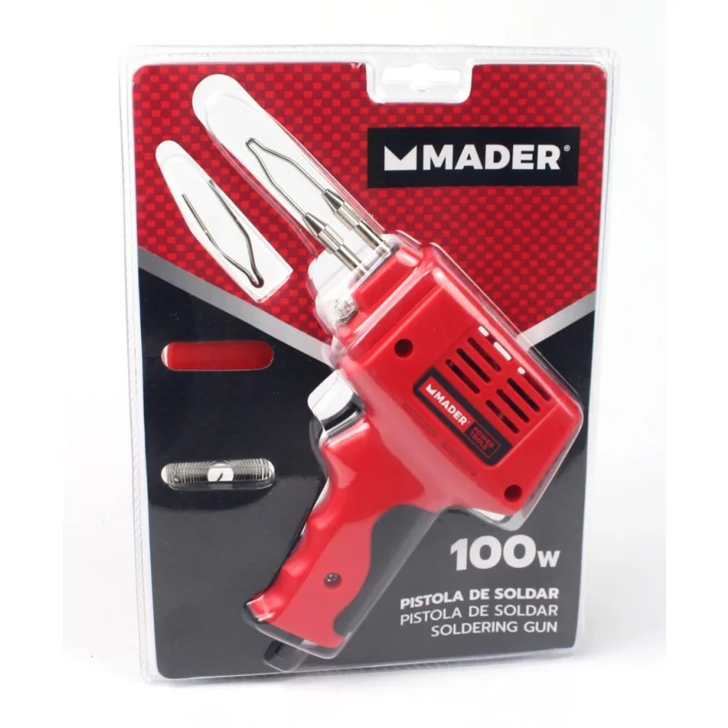 PISTOLA DE SOLDAR 100W 4UN MADER