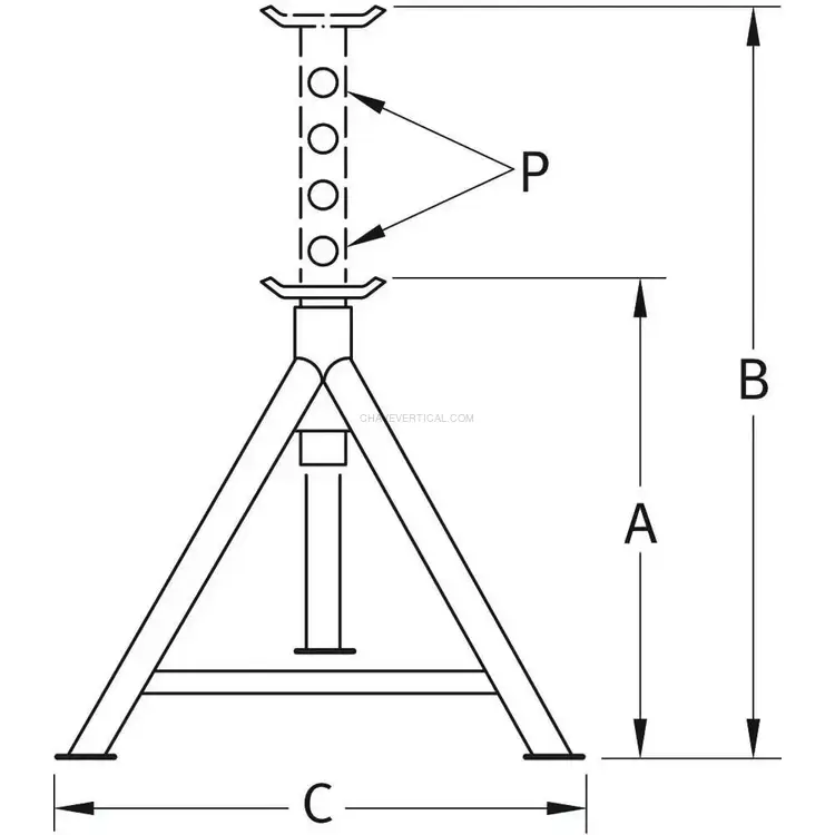 Preguiça de Fuso COMPAC 12T 320-500mm