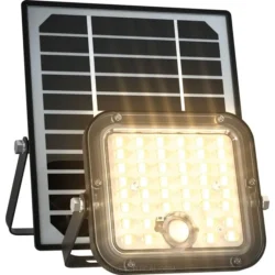 Projetor Solar LED 10W 1500lm com Comando Drakkar