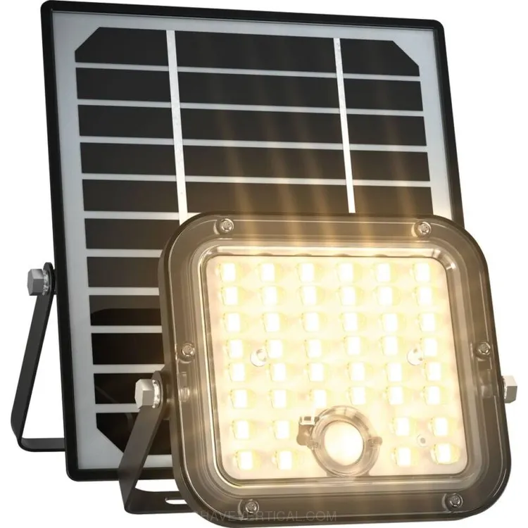 Projetor Solar LED 10W 1500lm com Comando Drakkar