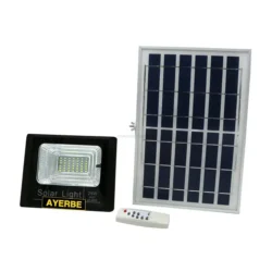 Projetor Solar LED com Sensor AYERBE AY-25SW 960 Lúmens IP67