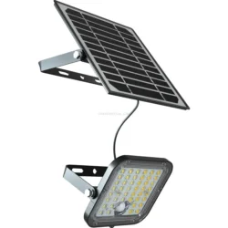 Projetor Solar LED DRAKKAR 10W 1500lm com Comando IP65
