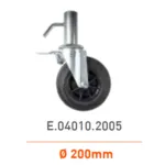 RODÍZIO C/ TRAVÃO P/ ANDAIME SIRL Ø200