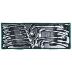 JOGO DE 9 CHAVES DE LUNETA ABERTA FLEXÍVEL JONNESWAY