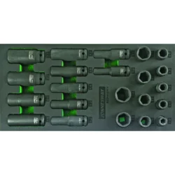 TABULEIRO COM 22 CHAVES DE IMPACTO 1/2” JONNESWAY