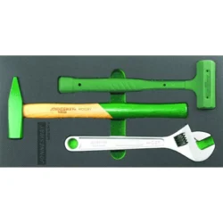 TABULEIRO COM MARTELOS E CHAVE INGLESA JONNESWAY