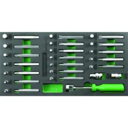 TABULEIRO COM 41 PEÇAS JOGO DE BITS JONNESWAY