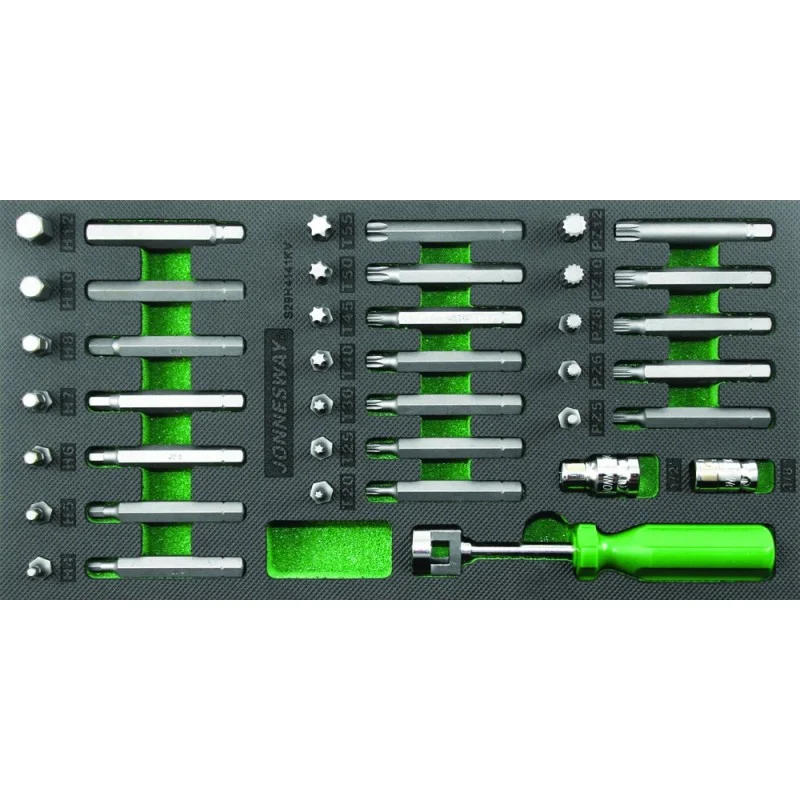 TABULEIRO COM 41 PEÇAS JOGO DE BITS JONNESWAY