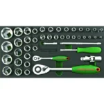 TABUL. COM 44 PEÇAS/CHAVES CAIXA COM ROQUETE JONNESWAY