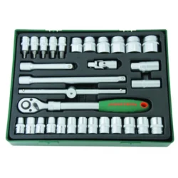 JOGO DE CHAVES E ROQUETE COM 31 PEÇAS DE 1/2” JONNESWAY