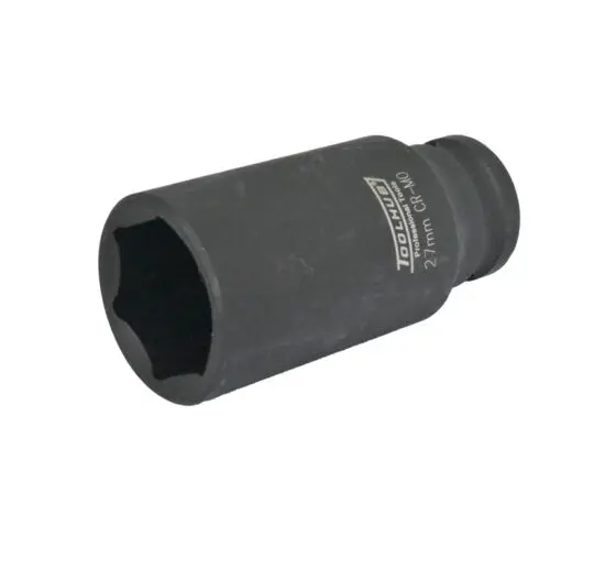 Chave de Caixa de Impacto Longa TOOLHUB 1/2″DR 27MM