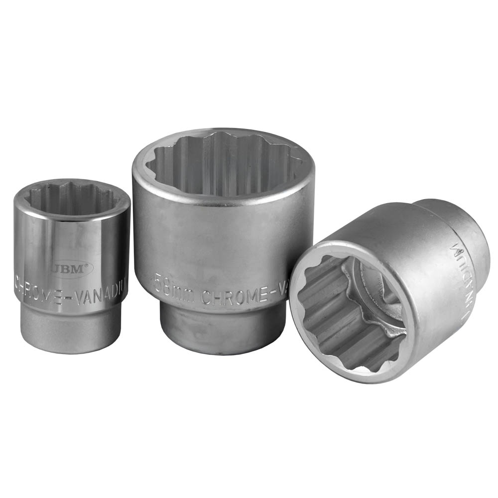 Chave de caixa de 12 cantos 1" 80mm JBM