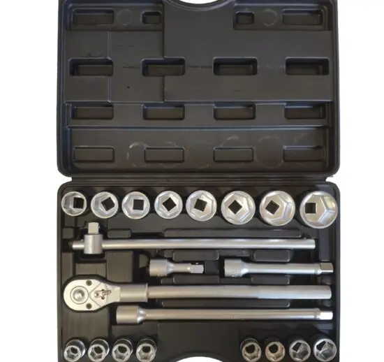 Jogo de Chaves de Caixa TOOLHUB 3/4″ 6 Faces 21 Peças