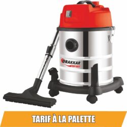 Aspirador de Sólidos e Líquidos DRAKKAR 20L 1200W 230V Inox