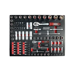 Módulo em EVA de Chaves de Caixa TOOLHUB 108 Peças 1/2″ e 1/4″