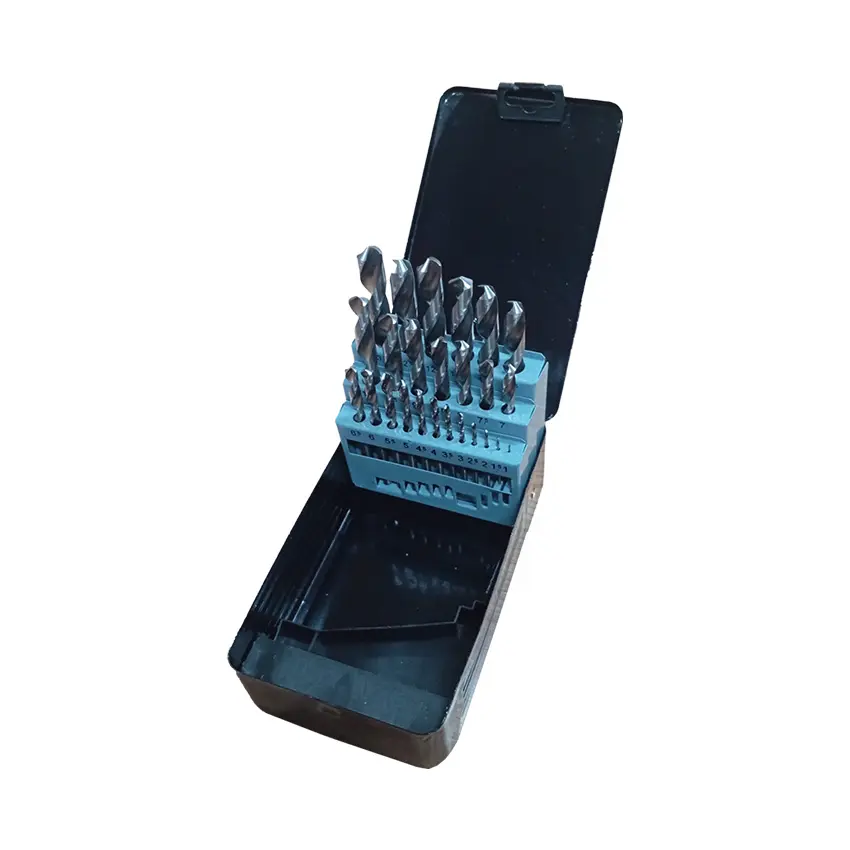 Jogo de Brocas Helicoidais HSS TOOLHUB 4341 25 Peças