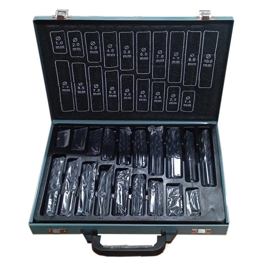 Jogo de Brocas Helicoidais HSS TOOLHUB 4241 170 Peças