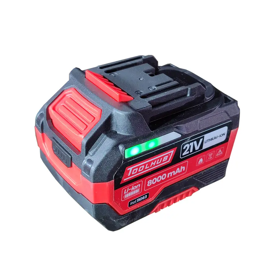 Bateria de Iões de Lítio TOOLHUB 21V 8.0AH