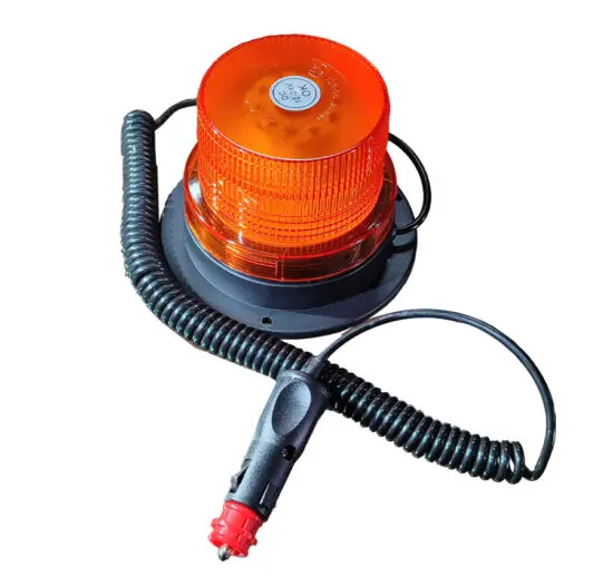 Pirilampo Rotativo LED Intermitente TOOLHUB 12/24V Base Magnética