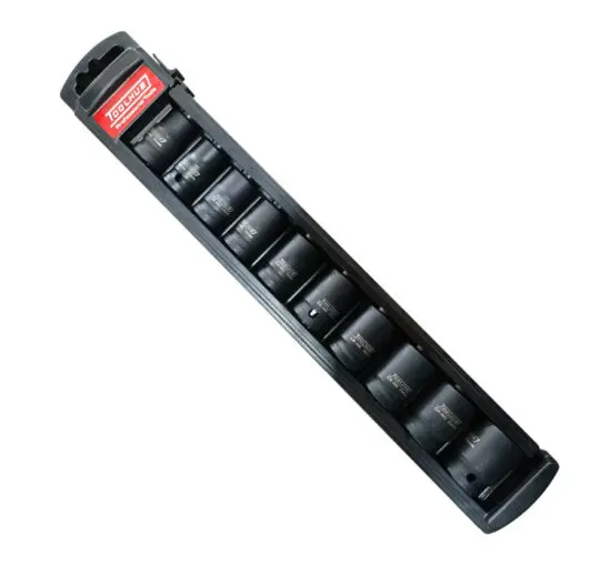 Jogo de Chaves de Caixa de Impacto Curtas TOOLHUB 1/2″ 6 Faces 10 Peças