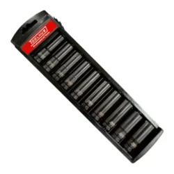 Jogo de Chaves de Caixa de Impacto Longas 1/2″ DR 6 Faces 10 Peças TOOLHUB