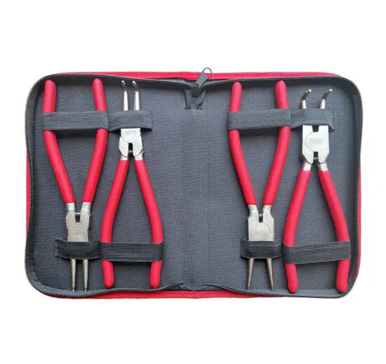 Jogo de Alicates de Circlip TOOLHUB 4 Peças 250mm