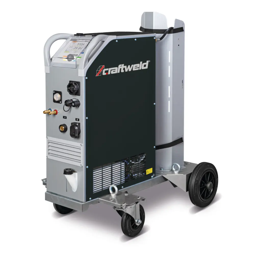 Máquina de Soldar MIG/MAG C.RAFTWELD CRAFT-PULSE FOCUS 300 W 0.8 / 1.0 Profi C/ Tampa de Painel de Controlo