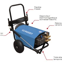 Lavadora de Alta Pressão SCHNEIDER 380V 150bar 21L/min 15m - Image 2