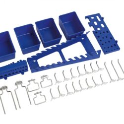 Kit de Acessórios KROFTOOLS para Painéis Perfurados 32 Peças