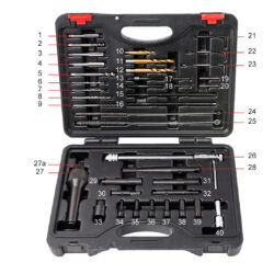 Kit Escariador e Extrator de Velas Incandescentes KROFTOOLS 40 Peças 8 e 10 mm - Image 2