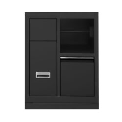 Móvel de Oficina JBM com 3 Gavetas e Porta-Bobinas de Papel