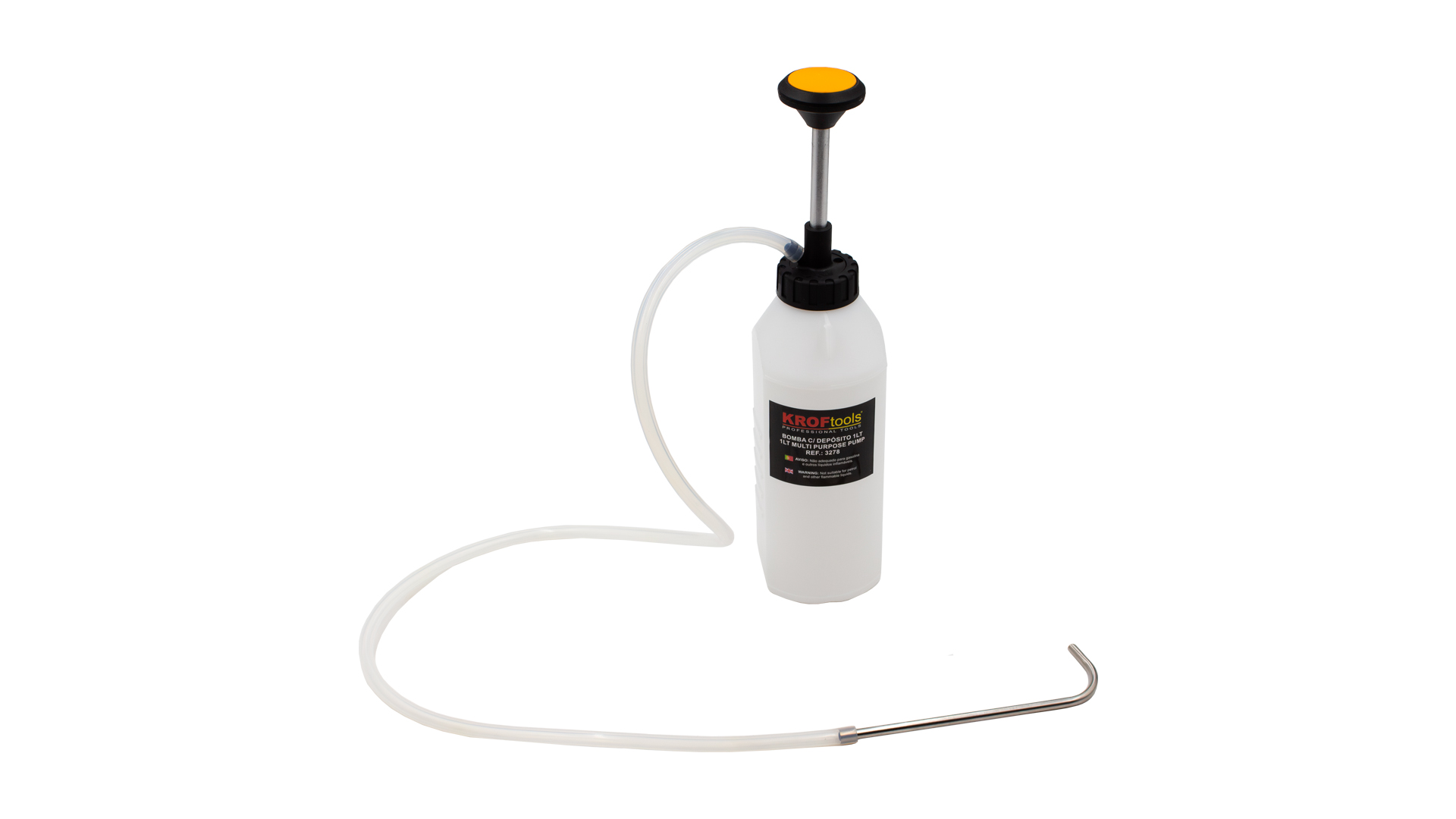 Bomba Manual Multifuncional KROFTOOLS 1L com Mangueira 1m