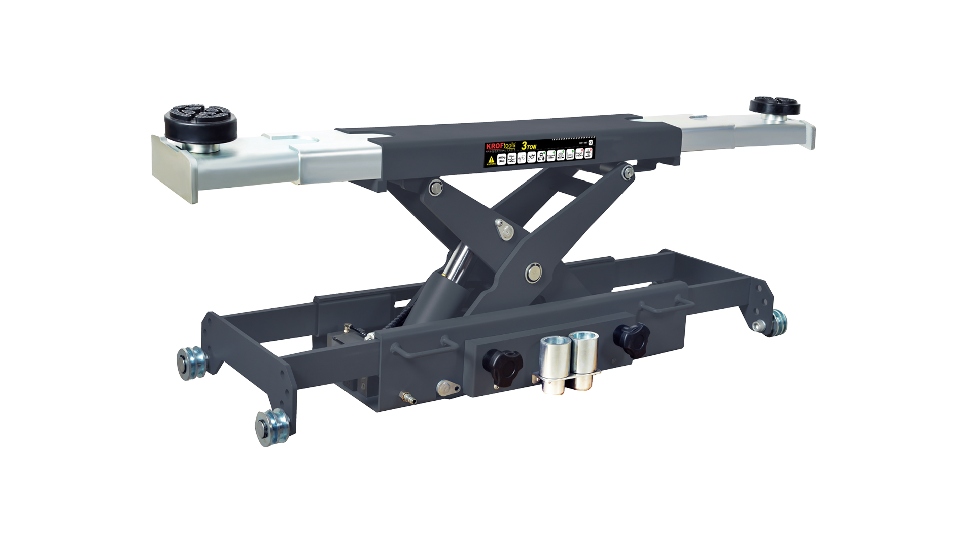 Macaco Central Pneumático KROFTOOLS para Elevador de 4 Colunas 3 Toneladas
