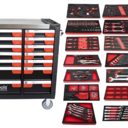Carro de Ferramentas KROFTOOLS 14 Gavetas 355 Peças