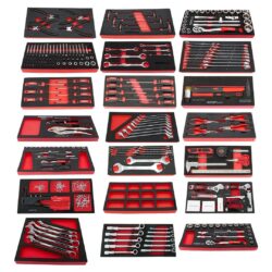 Carro de Ferramentas KROFTOOLS 14 Gavetas 355 Peças - Image 2